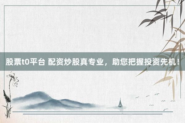 股票t0平台 配资炒股真专业，助您把握投资先机！
