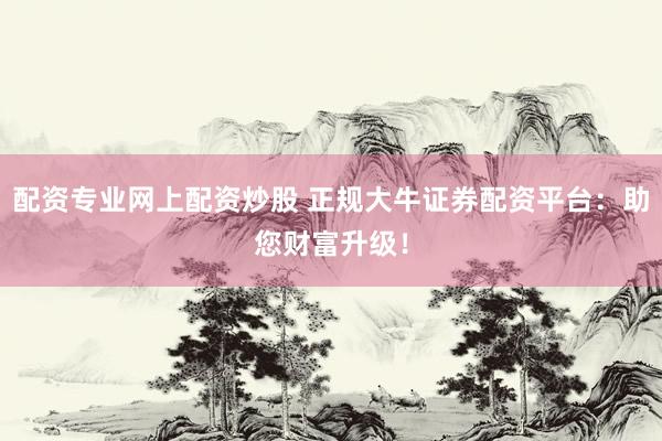 配资专业网上配资炒股 正规大牛证券配资平台：助您财富升级！